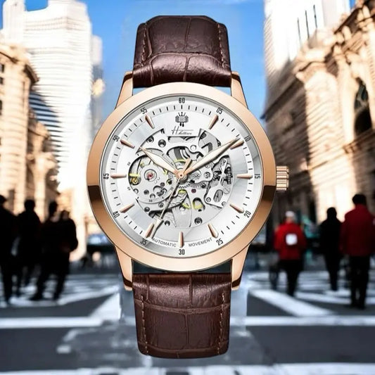 Montre Automatique Cuir