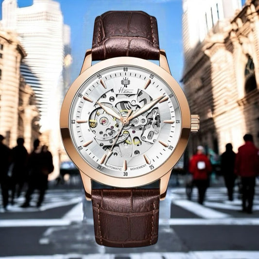 AURORA - AUTOMATIQUE BRACELET CUIR