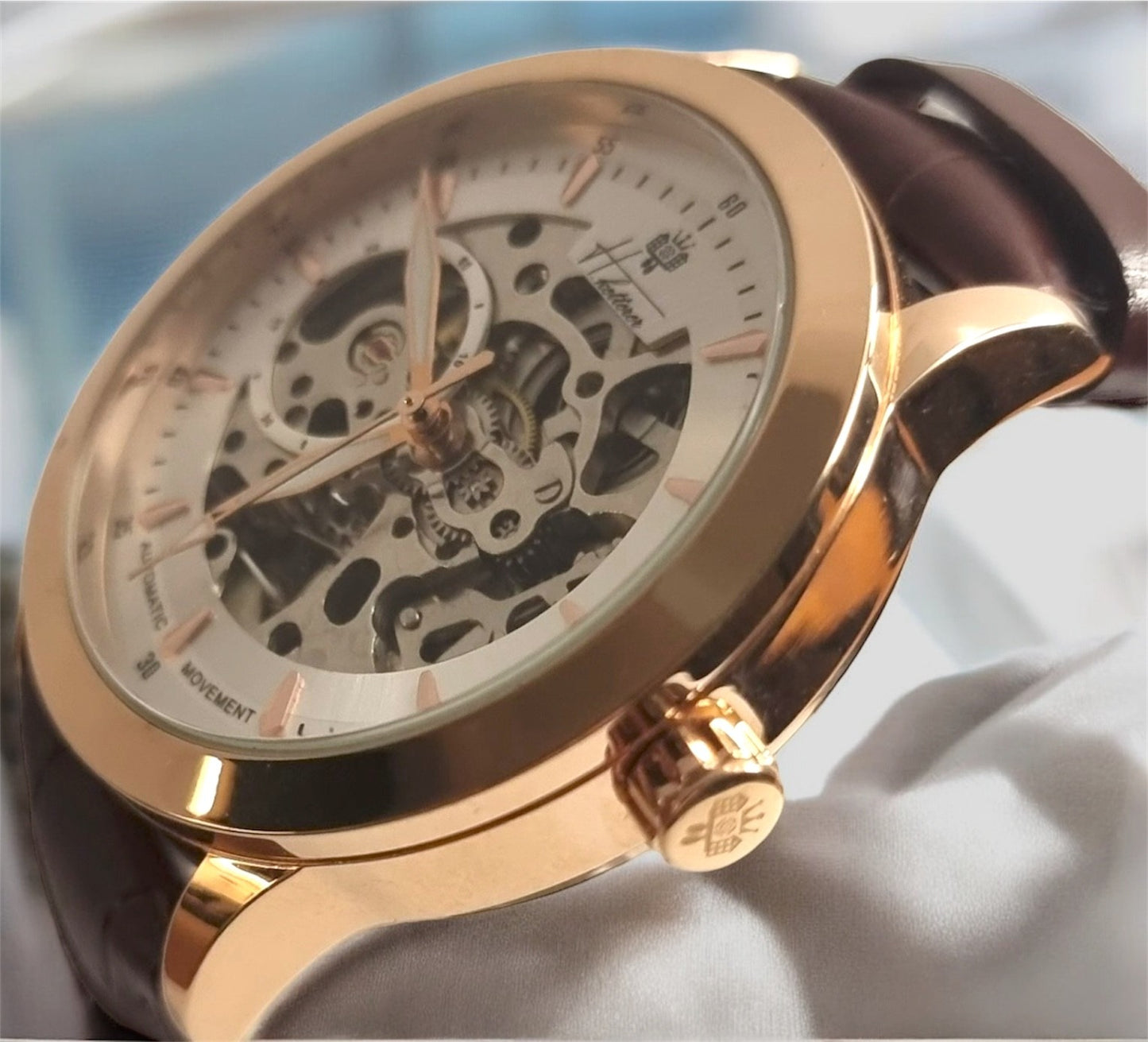 AURORA - AUTOMATIQUE BRACELET CUIR